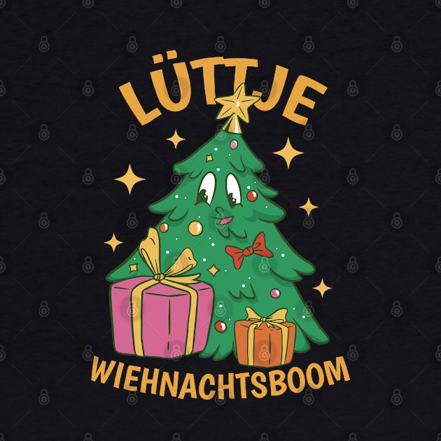 Lüttje Wiehnachtsboom Low German by DormIronDesigns